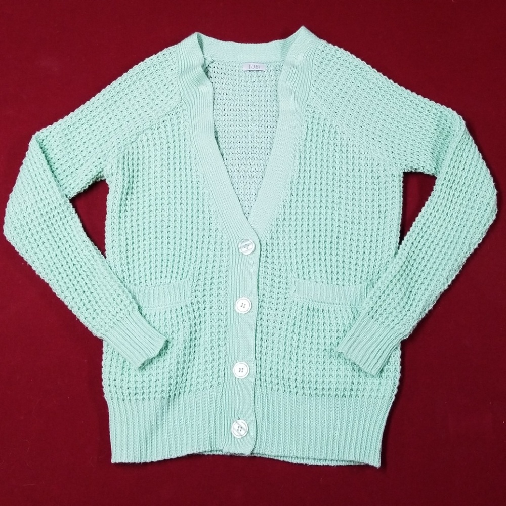 Tobi Mint Cardigan